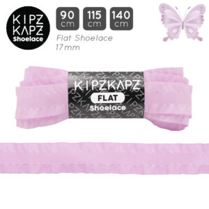 RFS5B - Flat Ribbon Lace Trim 17mm - Pink