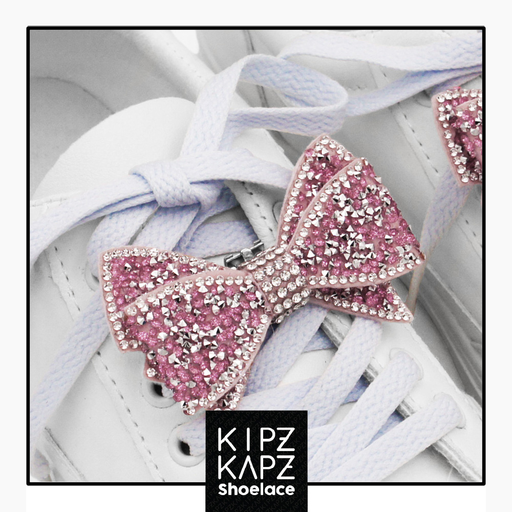 Pink Ribbon Shoe Charm – DECOR